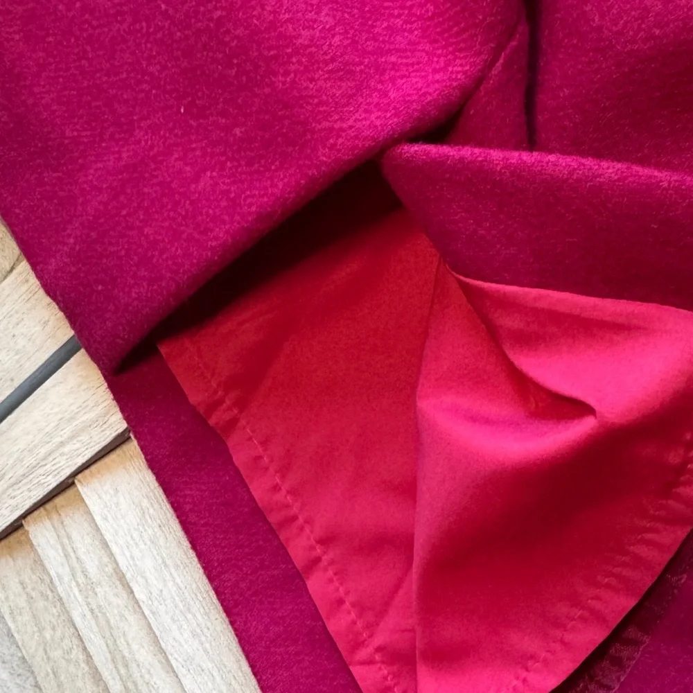 J. Crew Vibrant Pink Skirt. Size 8. Great Condition. Wool Blend Preppy